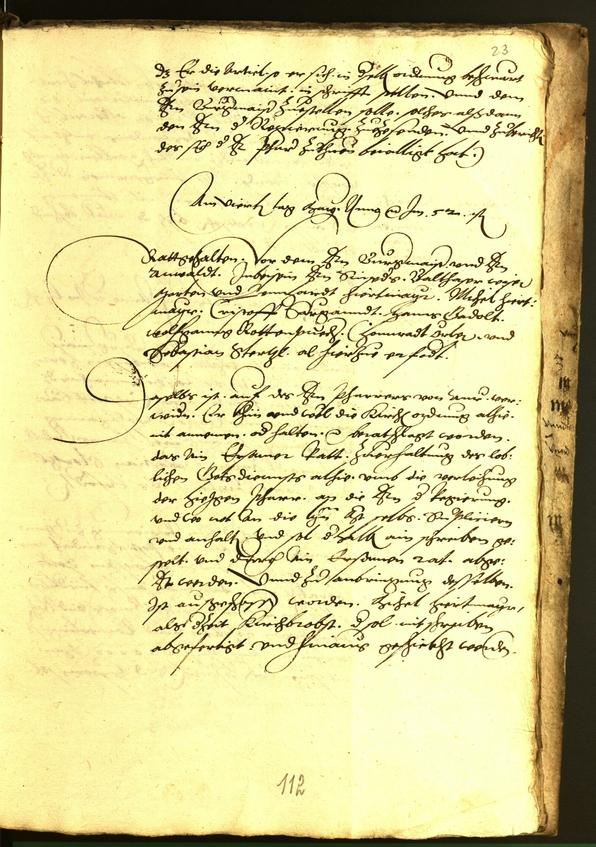 Civic Archives of Bozen-Bolzano - BOhisto Minutes of the council 1554 