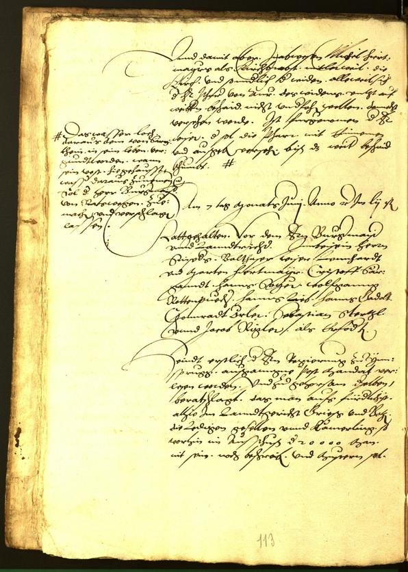 Archivio Storico della Città di Bolzano - BOhisto protocollo consiliare 1554 