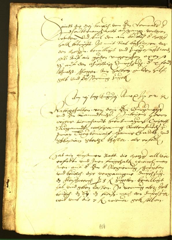 Civic Archives of Bozen-Bolzano - BOhisto Minutes of the council 1554 