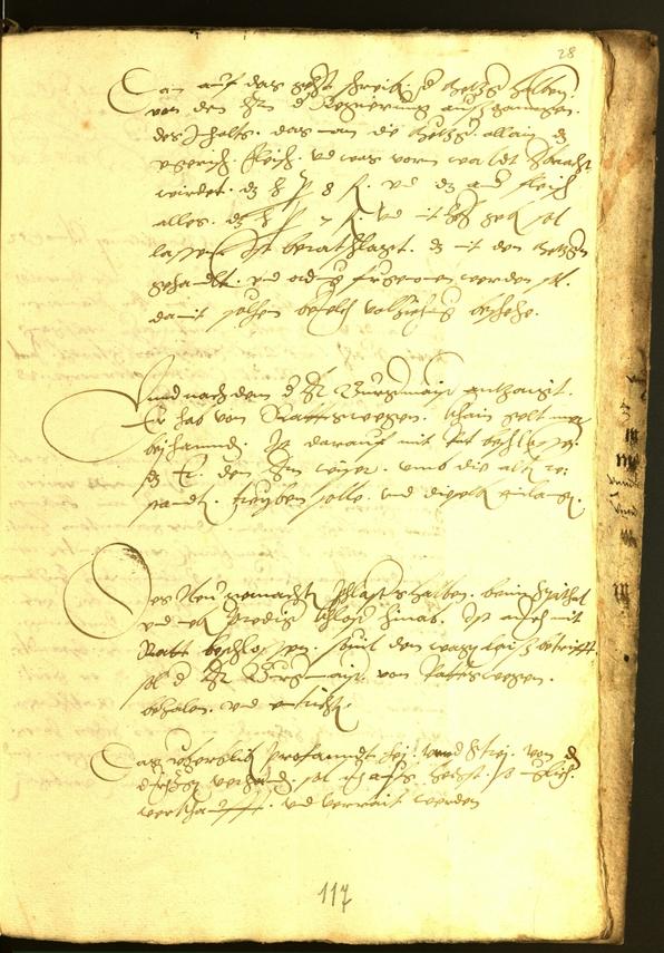 Stadtarchiv Bozen - BOhisto Ratsprotokoll 1554 