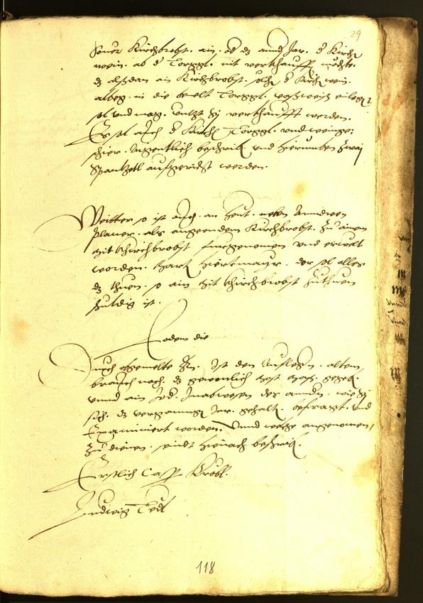 Stadtarchiv Bozen - BOhisto Ratsprotokoll 1554 