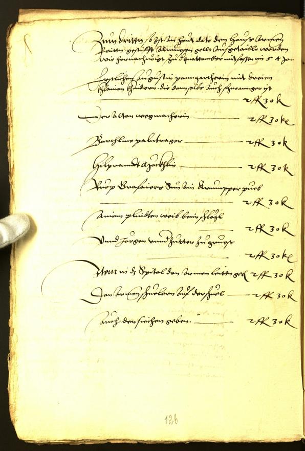 Stadtarchiv Bozen - BOhisto Ratsprotokoll 1556 