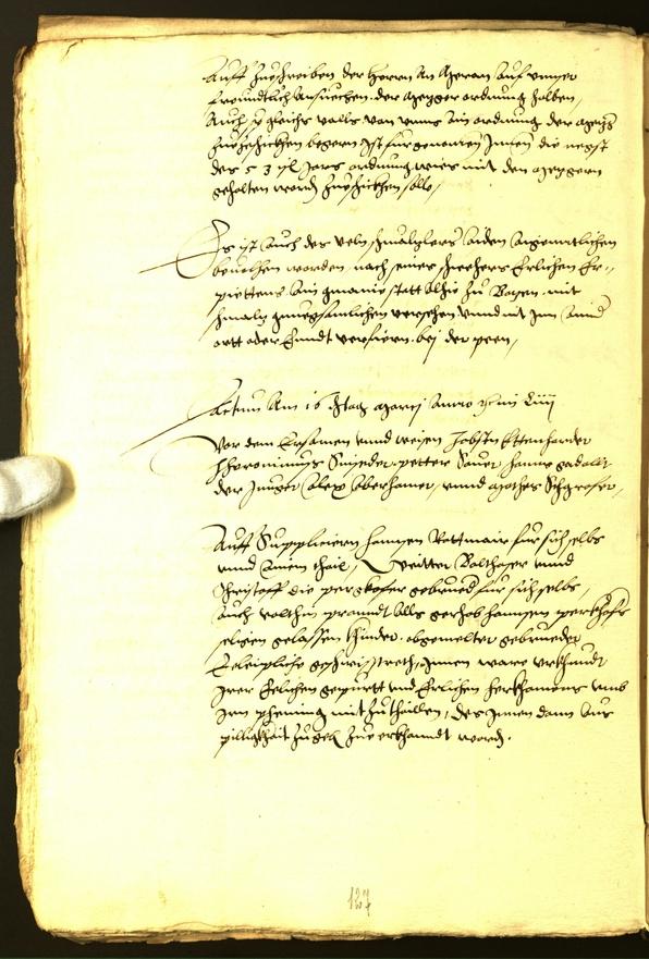 Stadtarchiv Bozen - BOhisto Ratsprotokoll 1556 