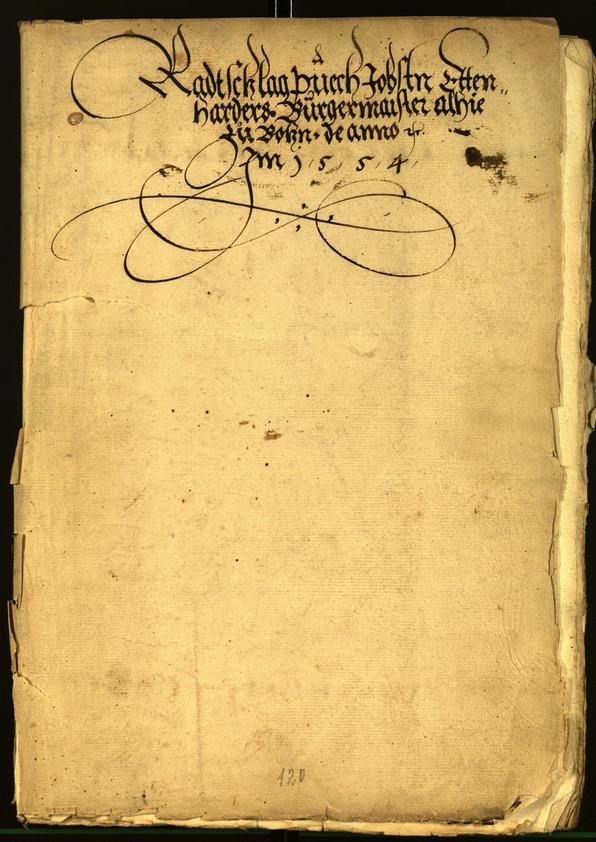 Civic Archives of Bozen-Bolzano - BOhisto Minutes of the council 1556 