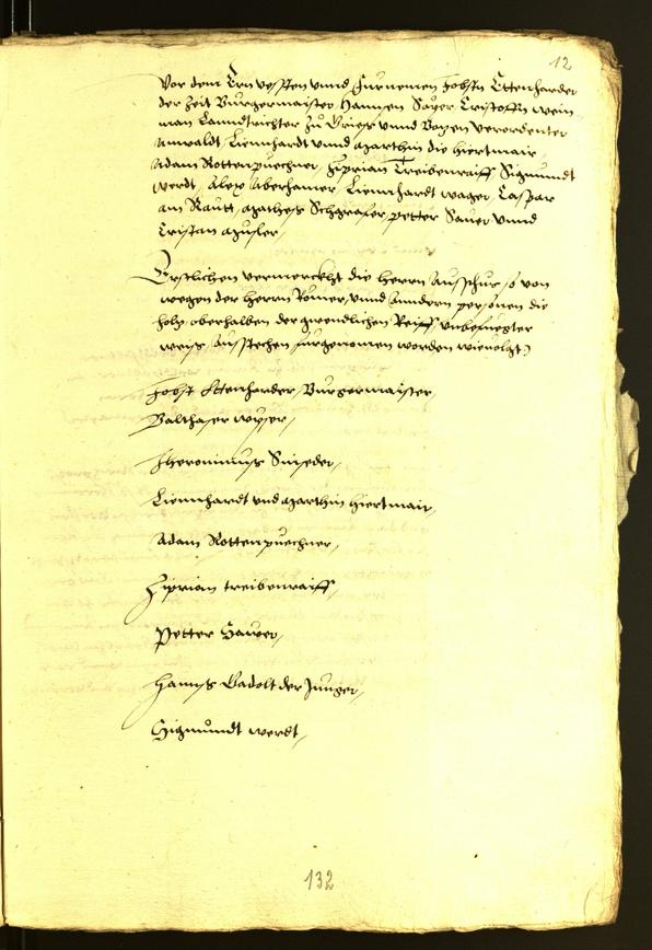 Stadtarchiv Bozen - BOhisto Ratsprotokoll 1556 