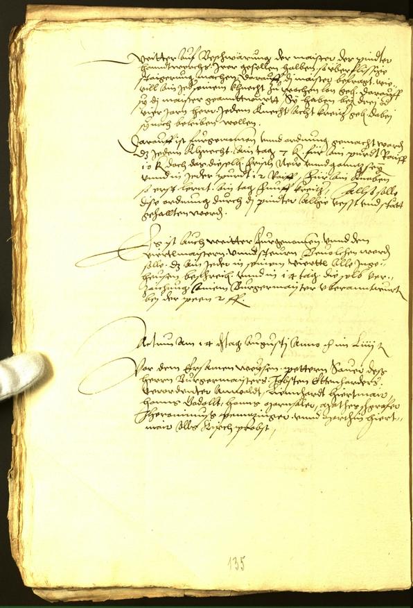 Civic Archives of Bozen-Bolzano - BOhisto Minutes of the council 1556 