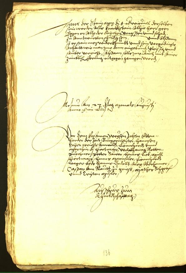 Stadtarchiv Bozen - BOhisto Ratsprotokoll 1556 