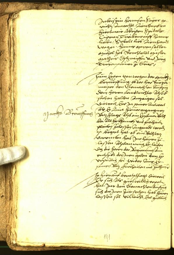 Stadtarchiv Bozen - BOhisto Ratsprotokoll 1556 