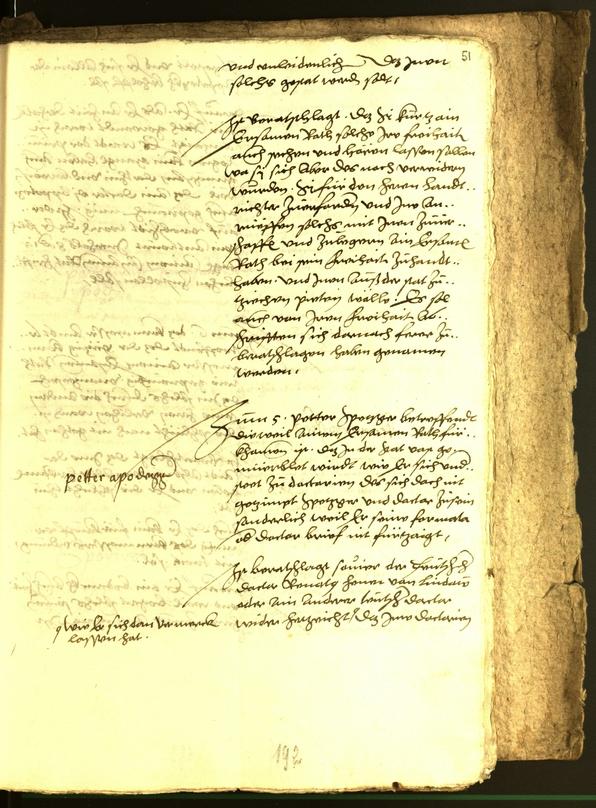 Civic Archives of Bozen-Bolzano - BOhisto Minutes of the council 1556 