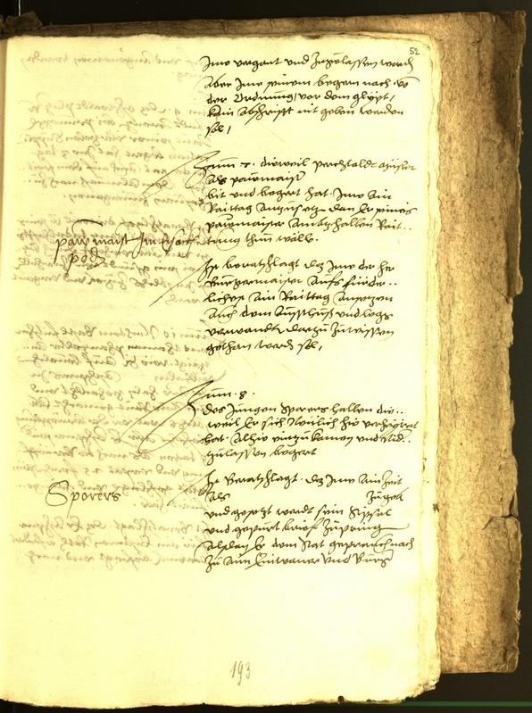 Civic Archives of Bozen-Bolzano - BOhisto Minutes of the council 1556 