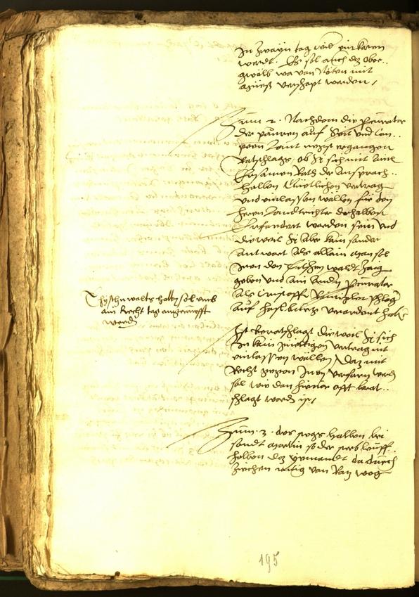 Stadtarchiv Bozen - BOhisto Ratsprotokoll 1556 