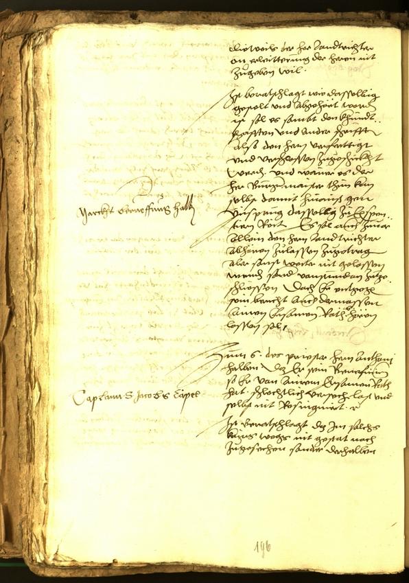 Stadtarchiv Bozen - BOhisto Ratsprotokoll 1556 