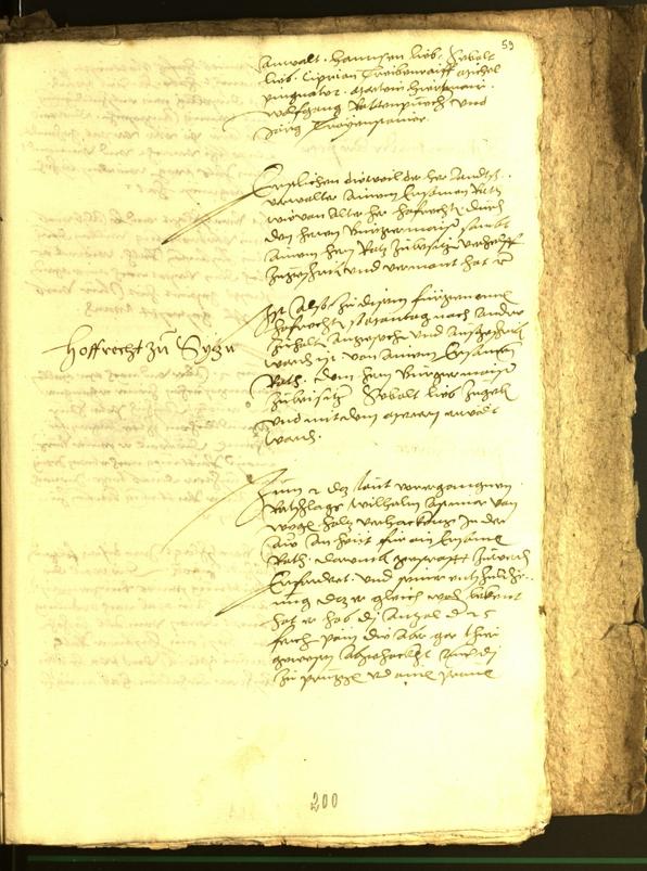 Stadtarchiv Bozen - BOhisto Ratsprotokoll 1556 