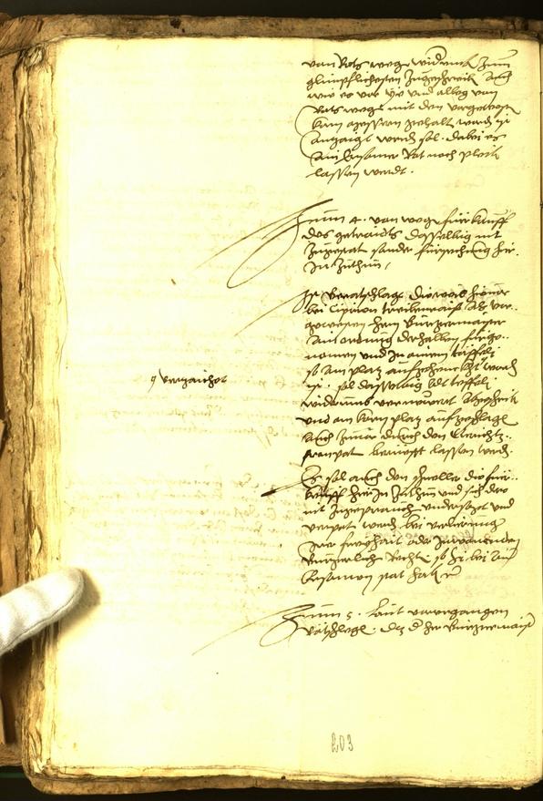 Stadtarchiv Bozen - BOhisto Ratsprotokoll 1556 