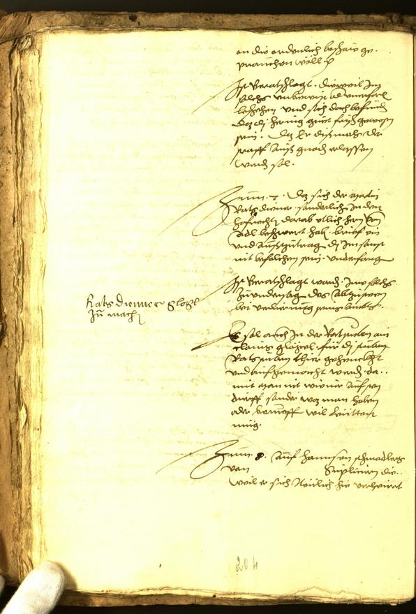 Civic Archives of Bozen-Bolzano - BOhisto Minutes of the council 1556 