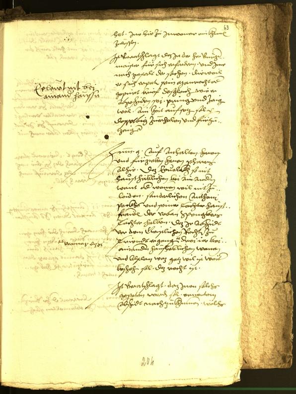 Stadtarchiv Bozen - BOhisto Ratsprotokoll 1556 