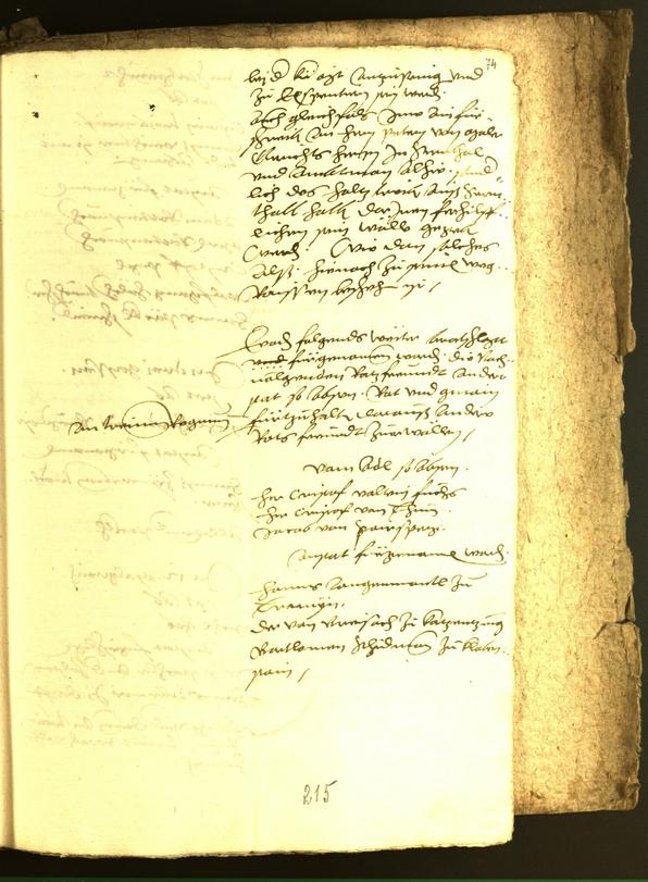 Civic Archives of Bozen-Bolzano - BOhisto Minutes of the council 1556 