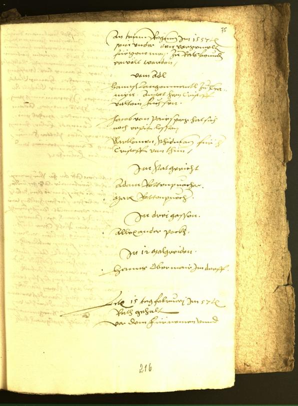 Civic Archives of Bozen-Bolzano - BOhisto Minutes of the council 1556 