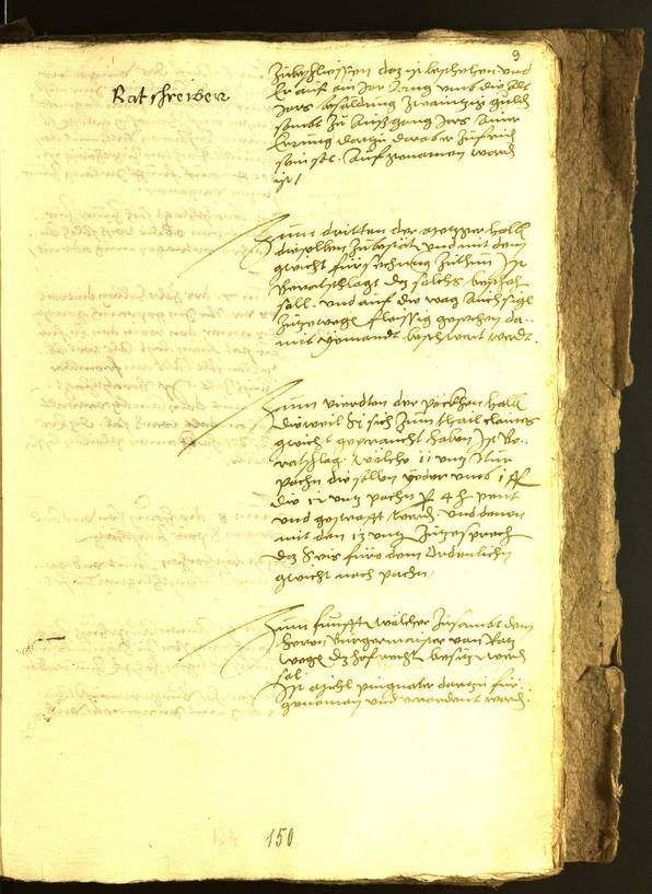 Civic Archives of Bozen-Bolzano - BOhisto Minutes of the council 1556 