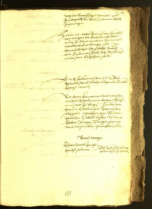 Civic Archives of Bozen-Bolzano - BOhisto Minutes of the council 1556 