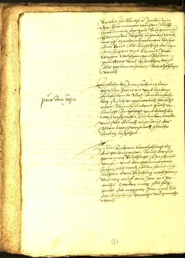 Stadtarchiv Bozen - BOhisto Ratsprotokoll 1556 