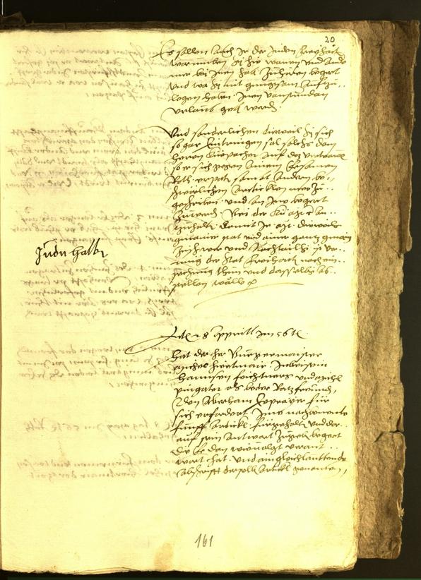 Stadtarchiv Bozen - BOhisto Ratsprotokoll 1556 