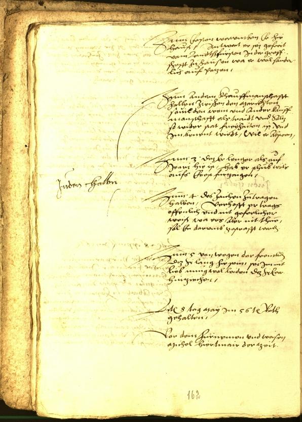 Stadtarchiv Bozen - BOhisto Ratsprotokoll 1556 