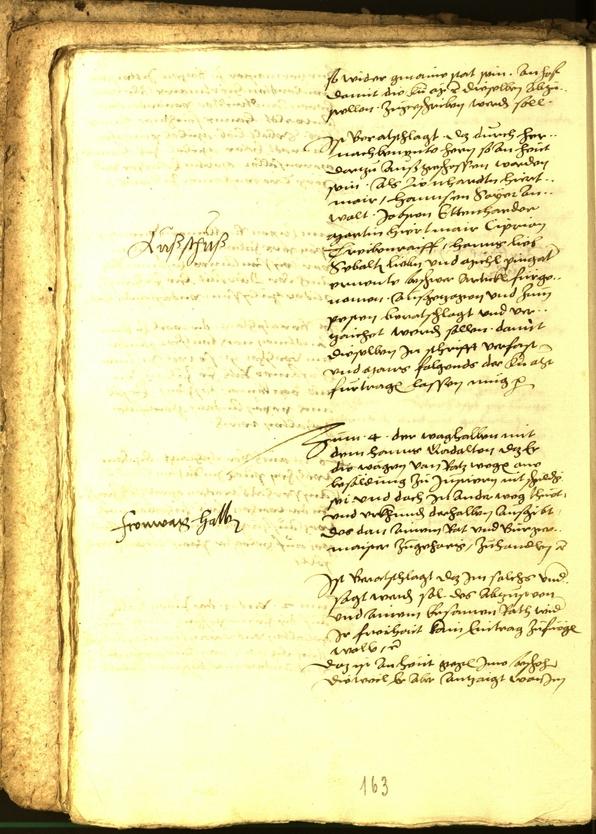 Stadtarchiv Bozen - BOhisto Ratsprotokoll 1556 