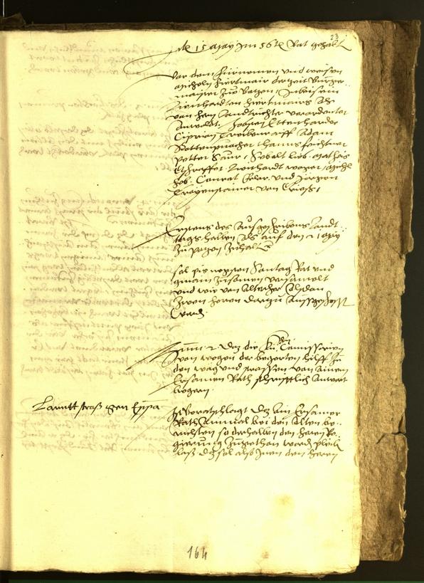 Civic Archives of Bozen-Bolzano - BOhisto Minutes of the council 1556 