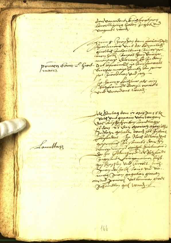 Civic Archives of Bozen-Bolzano - BOhisto Minutes of the council 1556 