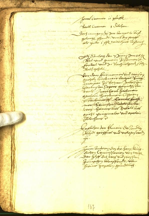 Archivio Storico della Città di Bolzano - BOhisto protocollo consiliare 1556 