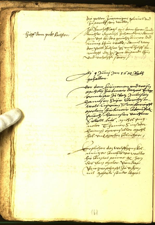 Civic Archives of Bozen-Bolzano - BOhisto Minutes of the council 1556 