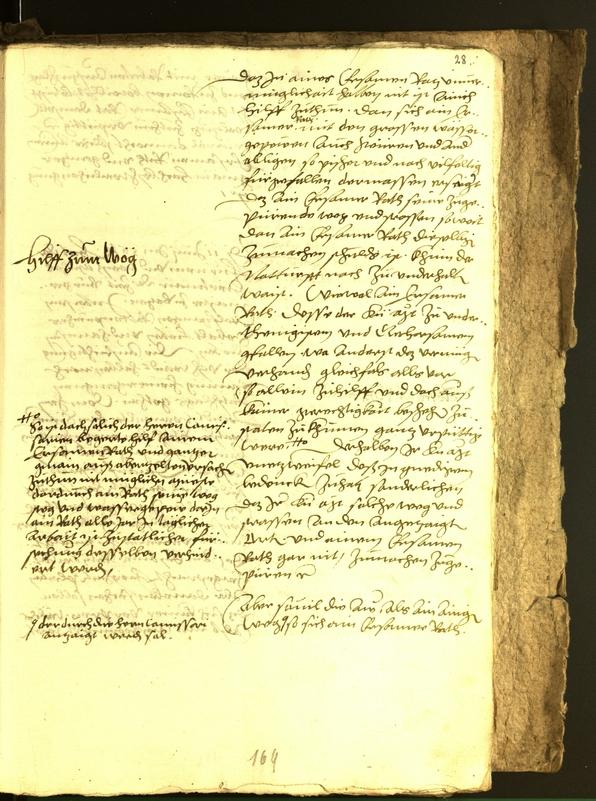 Stadtarchiv Bozen - BOhisto Ratsprotokoll 1556 