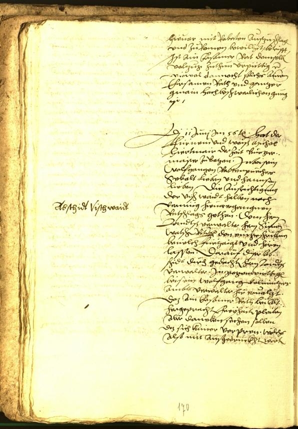 Stadtarchiv Bozen - BOhisto Ratsprotokoll 1556 