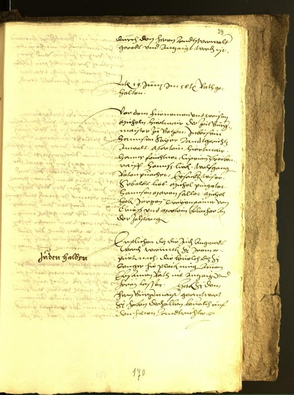 Archivio Storico della Città di Bolzano - BOhisto protocollo consiliare 1556 