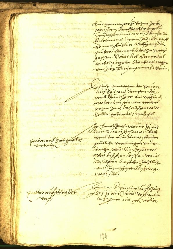 Stadtarchiv Bozen - BOhisto Ratsprotokoll 1556 