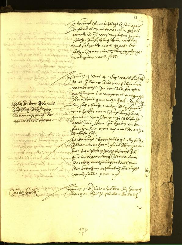 Stadtarchiv Bozen - BOhisto Ratsprotokoll 1556 