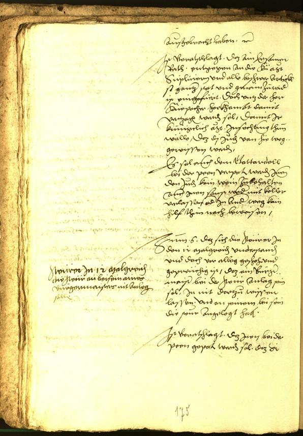 Stadtarchiv Bozen - BOhisto Ratsprotokoll 1556 