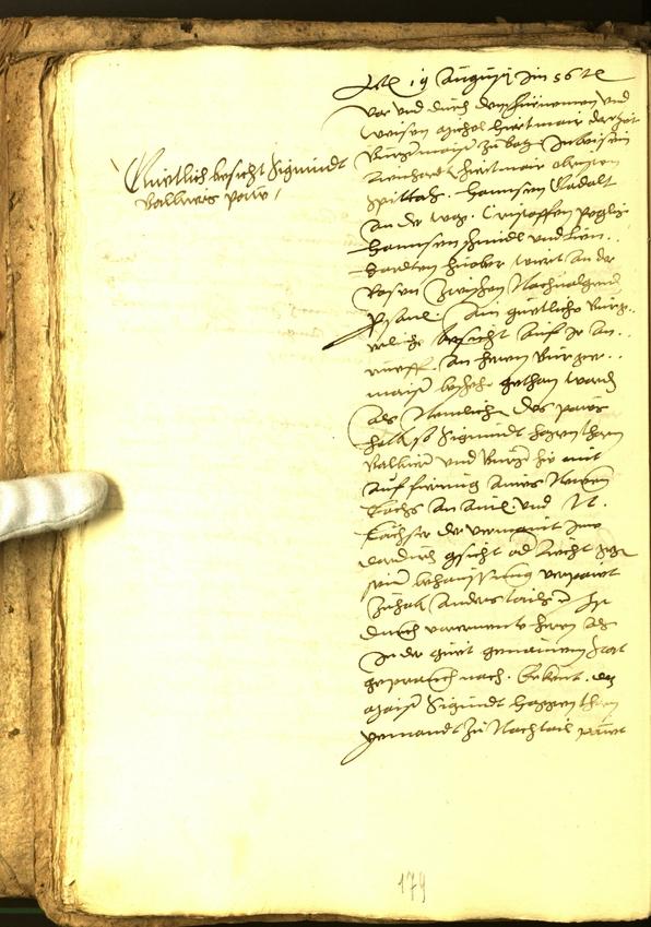 Civic Archives of Bozen-Bolzano - BOhisto Minutes of the council 1556 