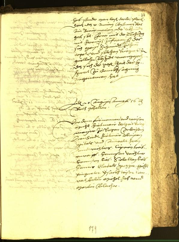 Archivio Storico della Città di Bolzano - BOhisto protocollo consiliare 1556 