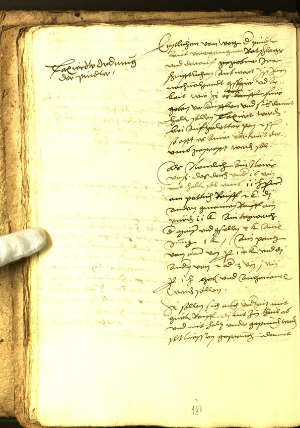 Civic Archives of Bozen-Bolzano - BOhisto Minutes of the council 1556 