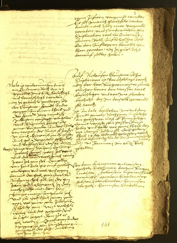 Civic Archives of Bozen-Bolzano - BOhisto Minutes of the council 1556 