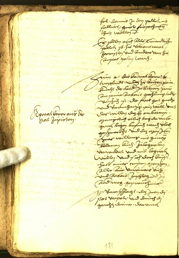 Civic Archives of Bozen-Bolzano - BOhisto Minutes of the council 1556 