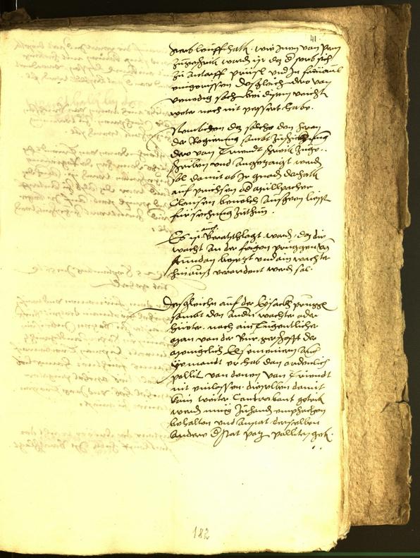 Stadtarchiv Bozen - BOhisto Ratsprotokoll 1556 