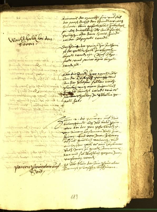 Civic Archives of Bozen-Bolzano - BOhisto Minutes of the council 1556 