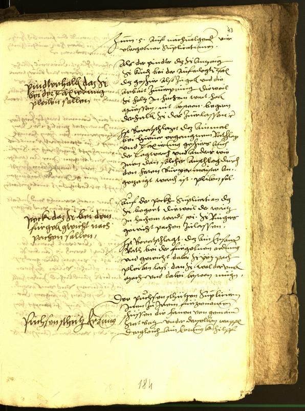 Civic Archives of Bozen-Bolzano - BOhisto Minutes of the council 1556 