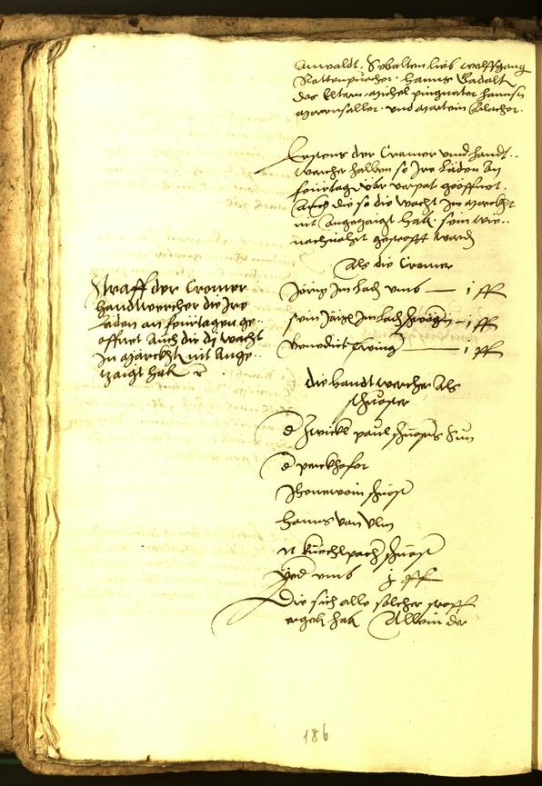 Stadtarchiv Bozen - BOhisto Ratsprotokoll 1556 