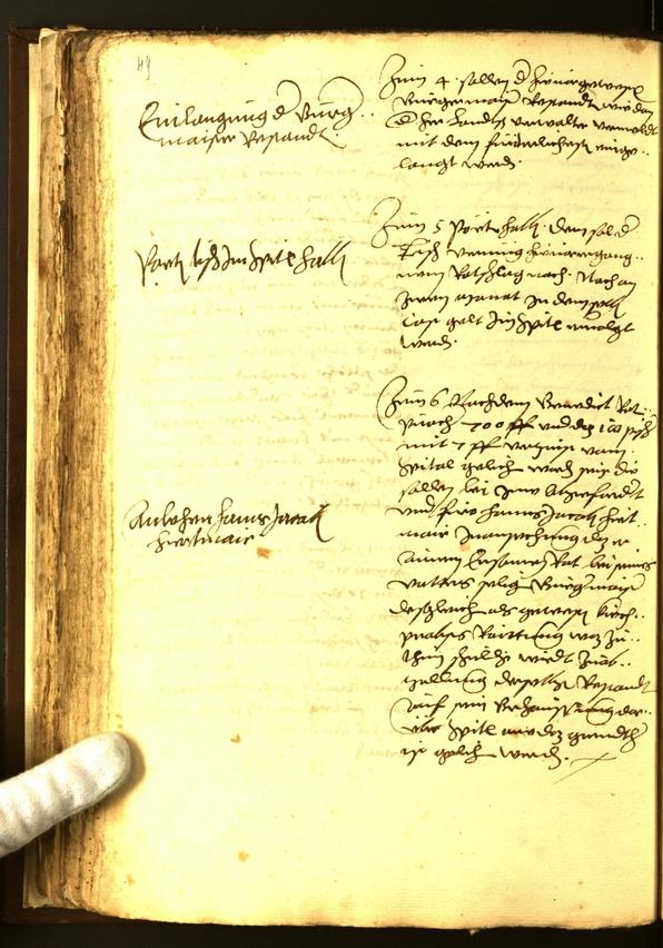 Civic Archives of Bozen-Bolzano - BOhisto Minutes of the council 1560 