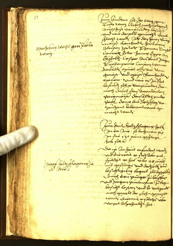 Civic Archives of Bozen-Bolzano - BOhisto Minutes of the council 1560 