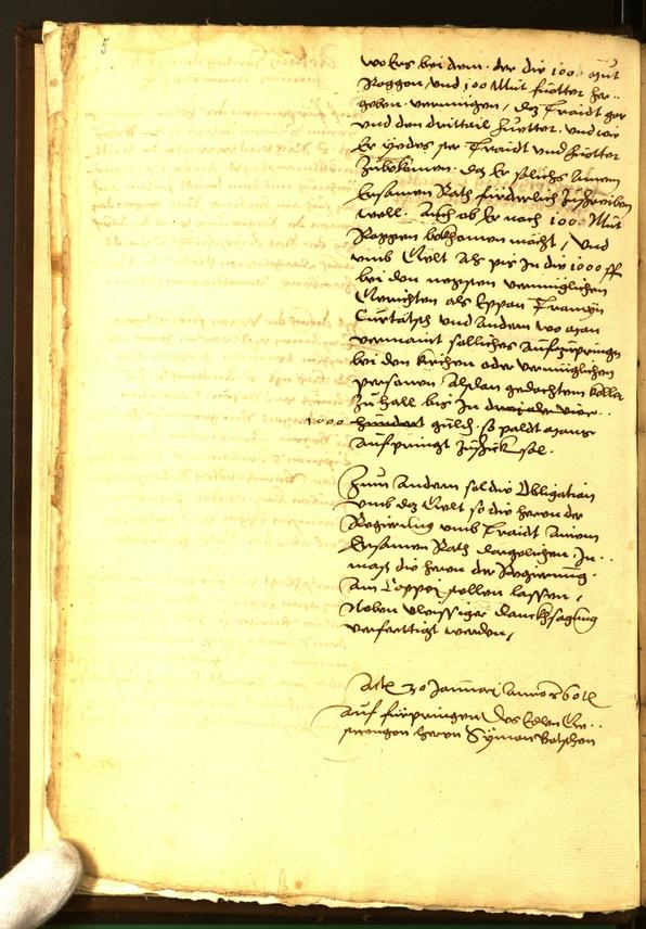 Civic Archives of Bozen-Bolzano - BOhisto Minutes of the council 1560 